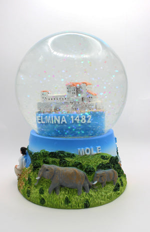 World of Elmina Castle Water Globe