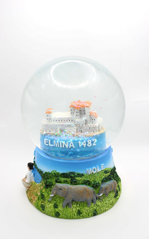 World of Elmina Castle Water Globe