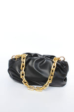 chic black clutch purse