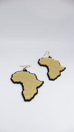 Africa Map Earring